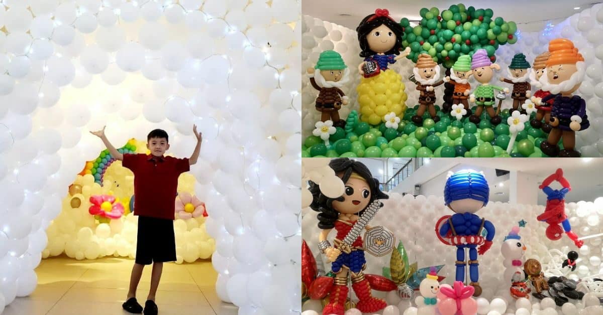 Bertemakan 'Cartoonland', Kunjungi Pameran Belon Di Aeroville Mall Kuching Cuti Sekolah Ini