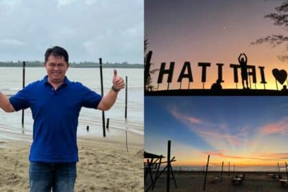 Habiskan Ribuan Ringgit, Lelaki Ini Nekad Guna Modal Sendiri Bangun Semula Pantai Belawai