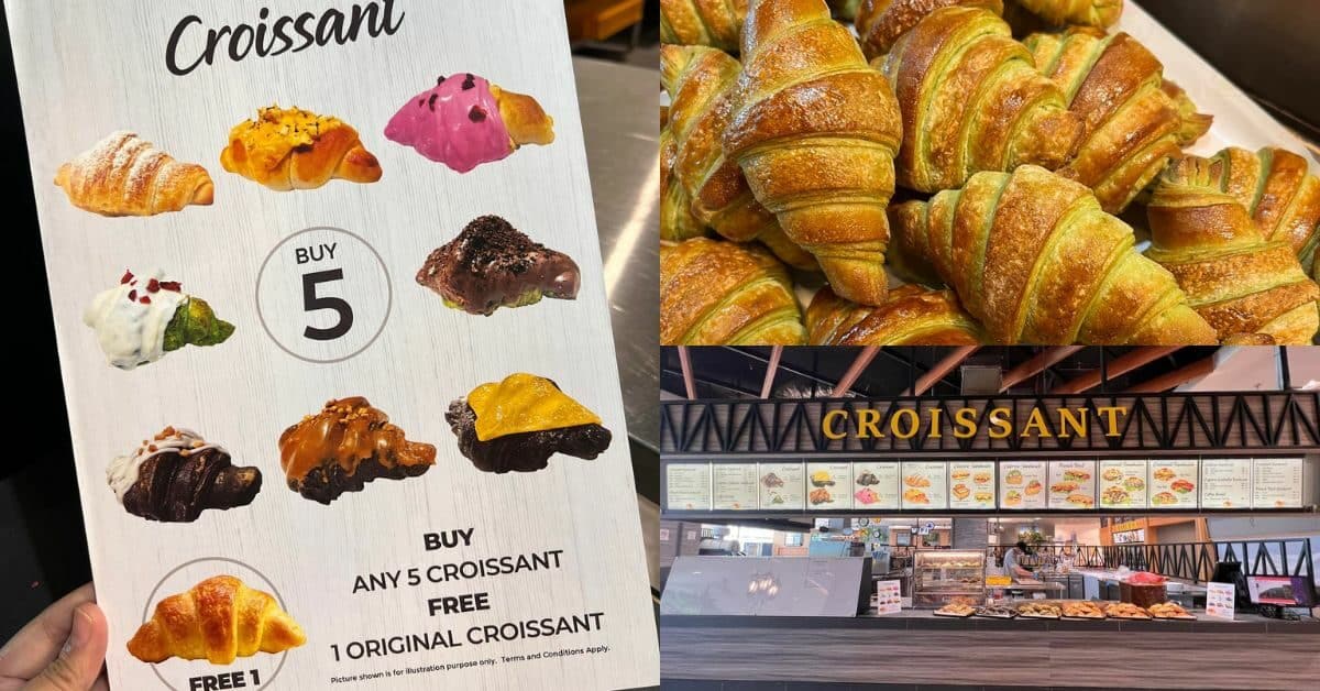 Dari Manis Ke Savuri, Anda Wajib Cuba Pelbagai Jenis Croissant Di Aeon Mall Kuching