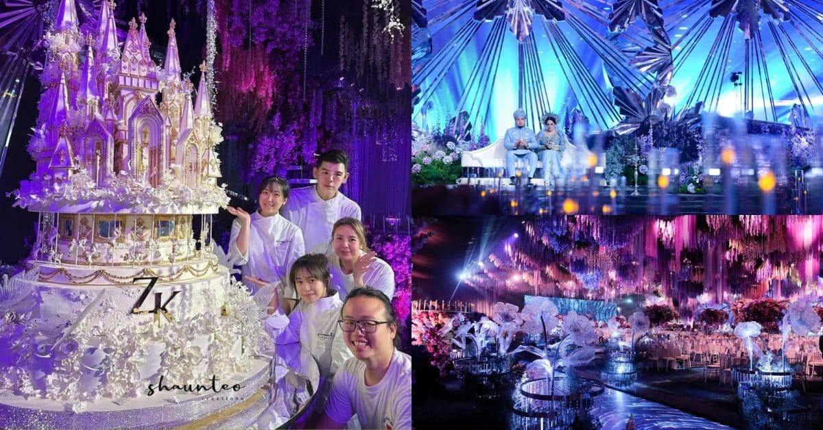 Kos Cecah Lebih 4 Juta, Netizen Kagum Lihat 'Wedding Kayangan' Pasangan Dari Sabah Ini