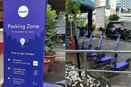 Tarikan Terbaru Di Waterfront, Skuter Elektrik 'Beam' Kini Mendarat Di Kuching