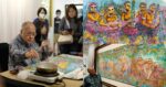 Karya Pernah Dibeli Ratu Elizabeth II, Kini Artis Sarawak Ini Cipta Rekod Baru Lancar Lukisan Batik Terbesar