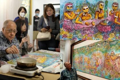 Karya Pernah Dibeli Ratu Elizabeth II, Kini Artis Sarawak Ini Cipta Rekod Baru Lancar Lukisan Batik Terbesar