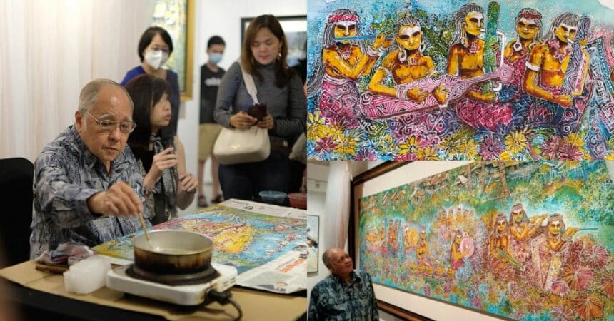 Karya Pernah Dibeli Ratu Elizabeth II, Kini Artis Sarawak Ini Cipta Rekod Baru Lancar Lukisan Batik Terbesar
