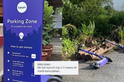 Netizen Luah Rasa Kecewa 'Beam' Jadi Mangsa Vandalisme Di Kuching