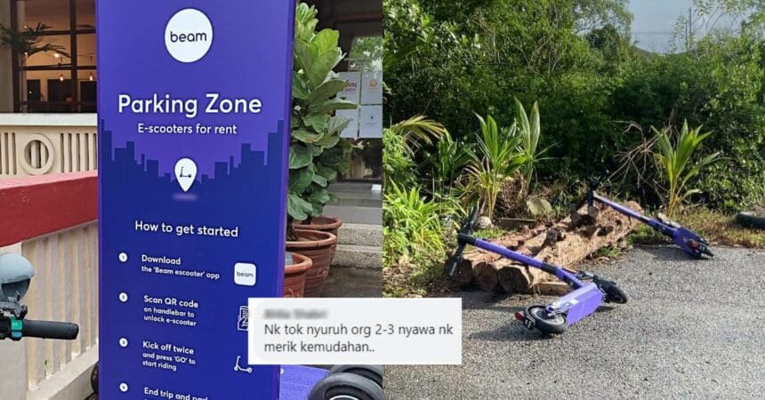 Netizen Luah Rasa Kecewa 'Beam' Jadi Mangsa Vandalisme Di Kuching