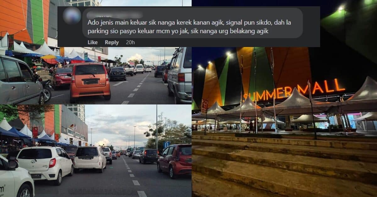 Ganggu Lalulintas, Kenderaan Parking 'Merata' Depan Summermall Undang Geram Netizen
