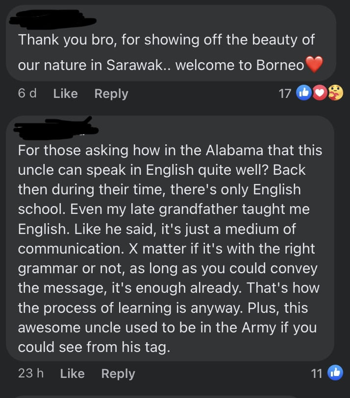 Tular Youtuber Arab Cuba Sumpit, Skil Bahasa Inggeris Pakcik Penan Ini Pula Jadi Bualan Netizen