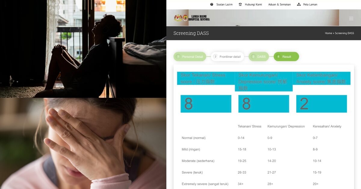 Kesihatan Mental Itu Penting, Periksa Tahap Stress Dan Depresi Anda Melalui Atas Talian