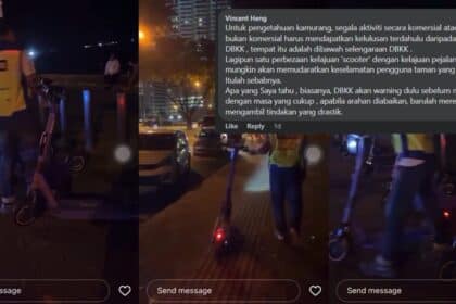 Netizen Berpendapat Beam Tidak Ada Permit, E-Skuter Di Kota Kinabalu Kena 'Angkut'