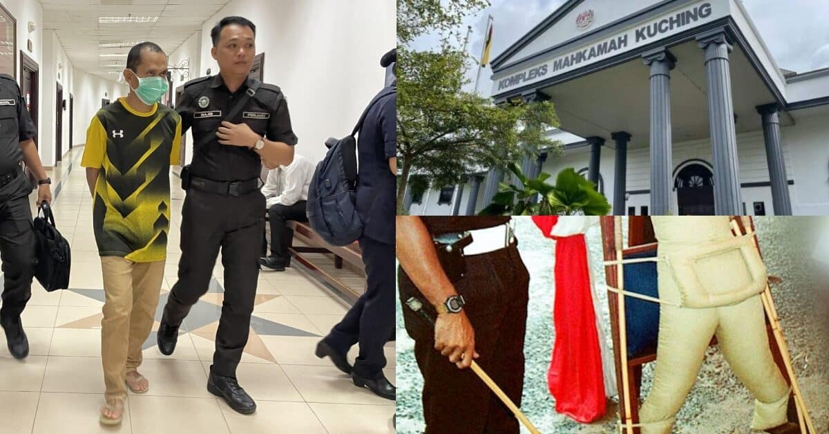 Padah Rogol Remaja OKU, Lelaki Ini Dikenakan Penjara 23 Tahun Dan Disebat 15 Kali Di Kuching