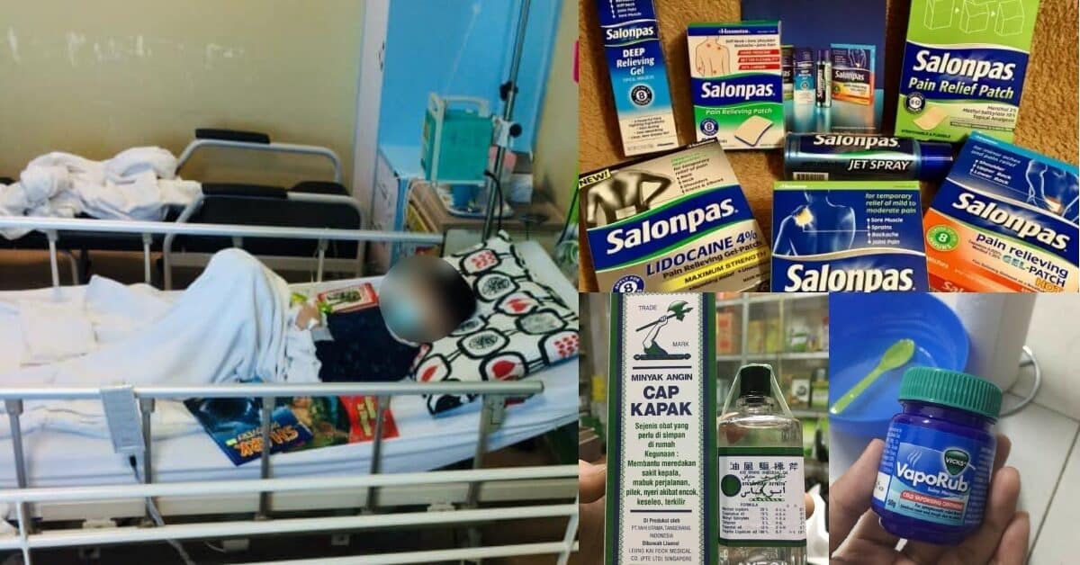 Punca Sawan, 8 Jenis Minyak Angin Ini Bahaya Untuk Kanak-Kanak Bawah Umur 2 Tahun