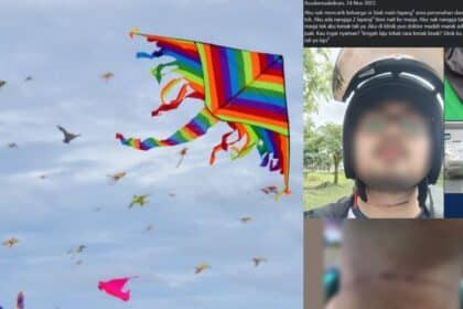 Ramai Terkena, Tali 'Gudi' Bersepah Hampir Jerut Leher Di Kawasan Masjid Darul Hana