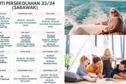 Rancang Cuti Anda, Berikut Adalah Tarikh Lengkap Cuti Persekolahan 2023/2024 Di Sarawak