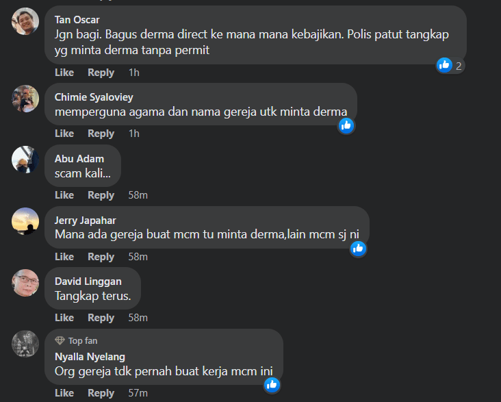 'Penunggang Agama' Ambil Kesempatan Minta Derma Di Sarawak, Netizen Diminta Berwaspada