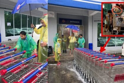 Tular Bawa Anjing Di Dalam Troli, Netizen Puji Tindakan Pantas Pekerja Emart Moyan