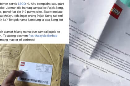 Sanggup Hantar 1 Part Kecil Dari Jerman Beserta Surat Dalam BM, Netizen Puji Servis Mantap LEGO
