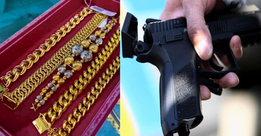 Seorang Lelaki Cuba Rompak Kedai Emas Dengan Pistol, Rupa-Rupanya Pistol Mainan