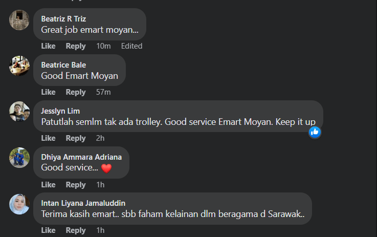Tular Bawa Anjing Di Dalam Troli, Netizen Puji Tindakan Pantas Pekerja Emart Moyan