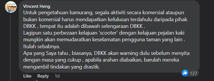 Netizen Berpendapat Beam Tidak Ada Permit, E-Skuter Di Kota Kinabalu Kena 'Angkut'