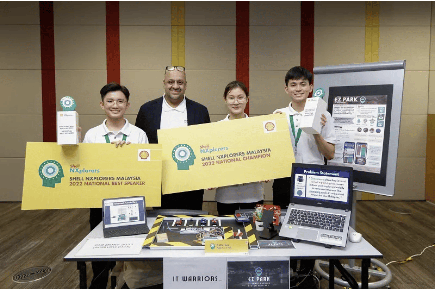 Hasilkan Sistem Parkir Pintar, Anak Sarawak Juara Shell NXplorers Malaysia