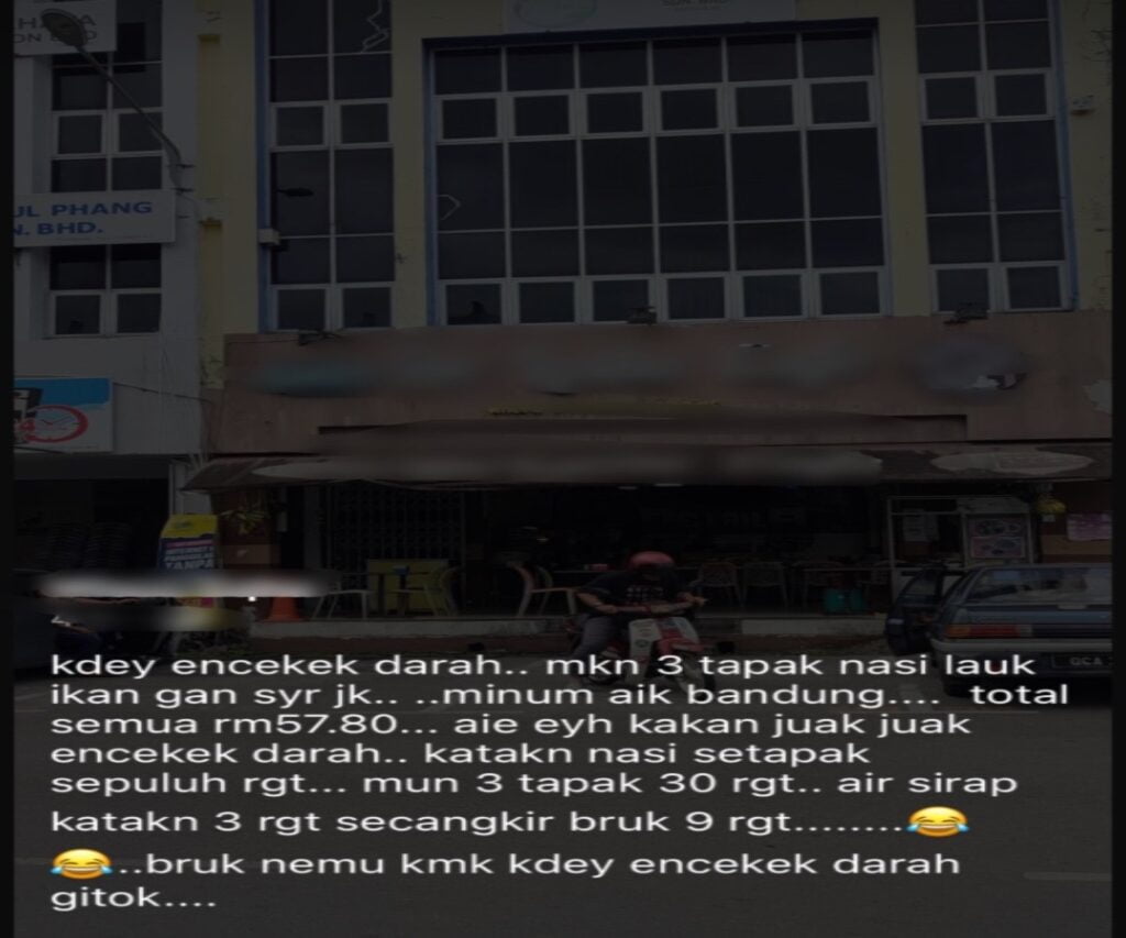 Tular Luahan Wanita Ini Bayar Makanan Harga Kayangan Di Kuching, Netizen Kongsi Pengalaman Sama