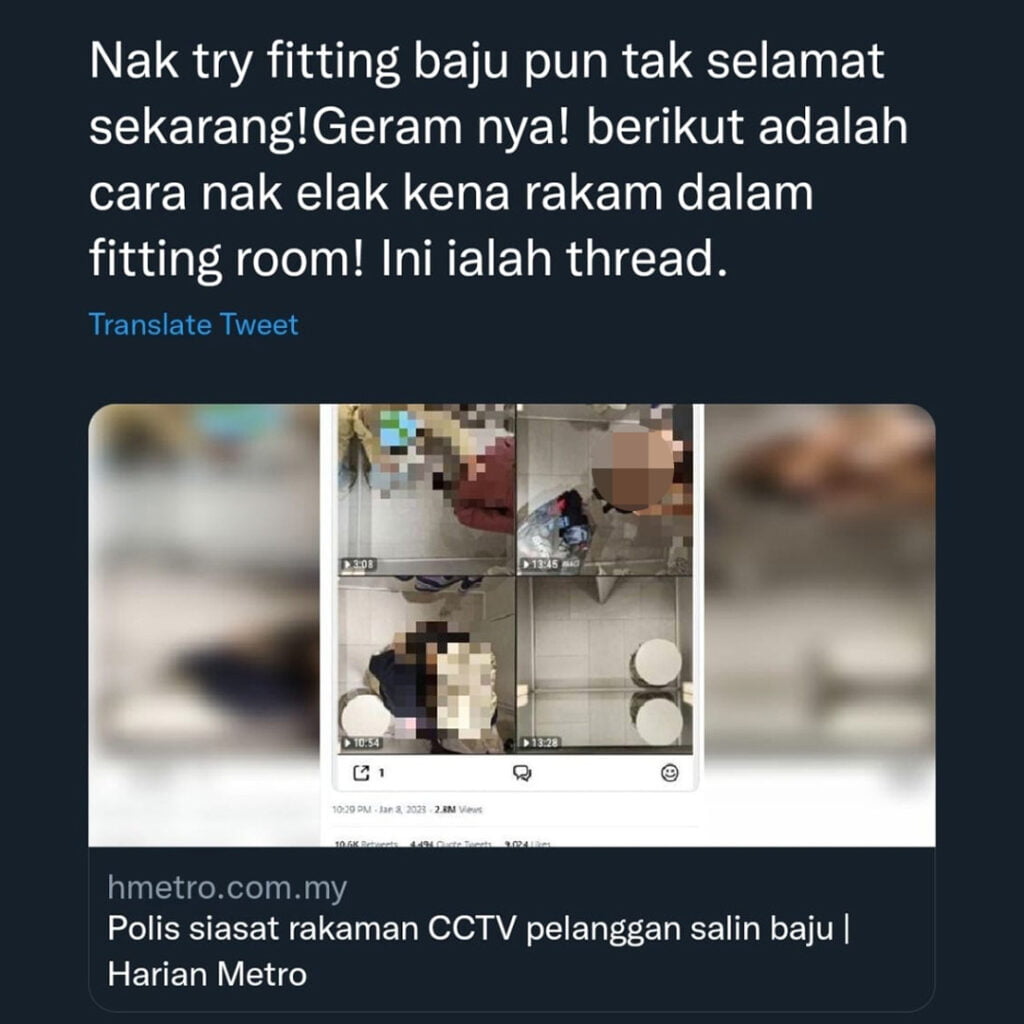 Tular Isu Bilik Persalinan Ada Kamera Tersembunyi, H&M Buat Pemeriksaan Di Cawangan Seluruh Malaysia