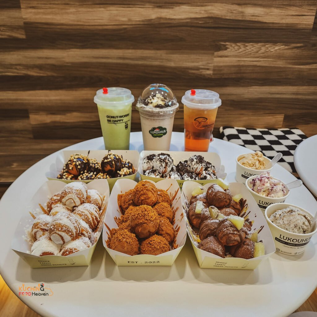 Doh Lembut Dengan Pelbagai Pilihan Topping, Anda Wajib Cuba Greek Donut Di Lukouhub Galacity Ini
