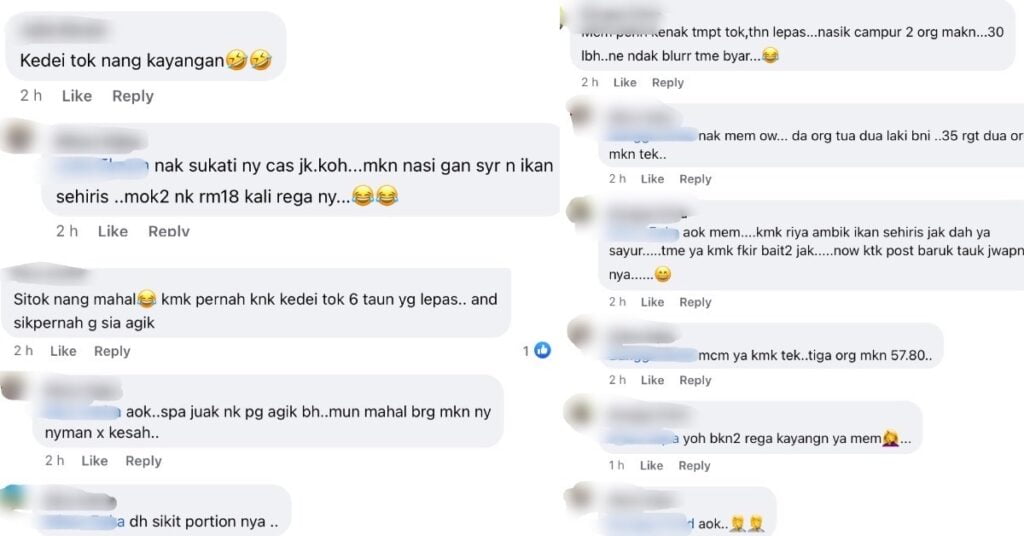 Tular Luahan Wanita Ini Bayar Makanan Harga Kayangan Di Kuching, Netizen Kongsi Pengalaman Sama