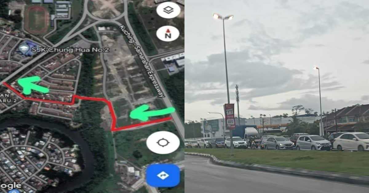 Elak Jalan Sesak Di Kuching-Samarahan, Laluan Pintas Sementara Di Jalan Stutong Dibuka Esok