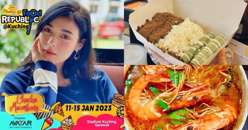 Festival Makanan Terbesar, Food Republic Bakal Meriahkan Kuching Mulai Esok