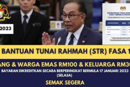Berita Baik, Sumbangan Tunai Rahmah STR Fasa 1 Mula Dibayar Hari Ini