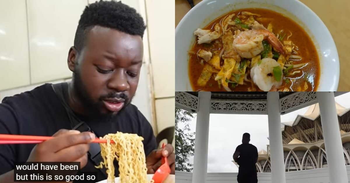 Habiskan Semangkuk Laksa Sarawak, Youtuber Dari UK Ini Akui Kelazatan 'Breakfast Of The God' Ini