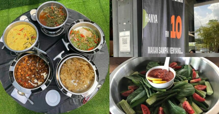 Port Baru Nasi Campur, Kafe Parimpan Metrocity Tawar Makan Sepuasnya Serendah RM 10 Seorang