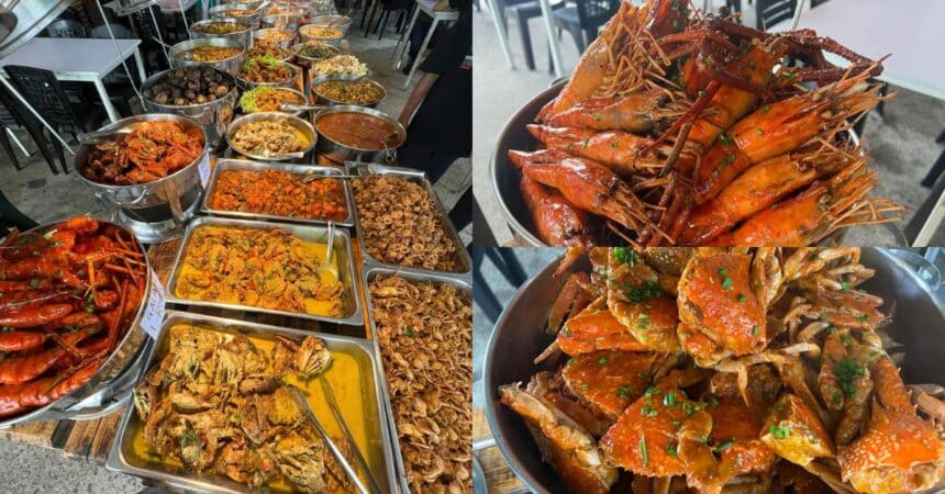 Hidang Lebih 30 Menu, Peminat Makanan Laut Wajib Singgah Ke Khalish79Seafood Telaga Air Ini