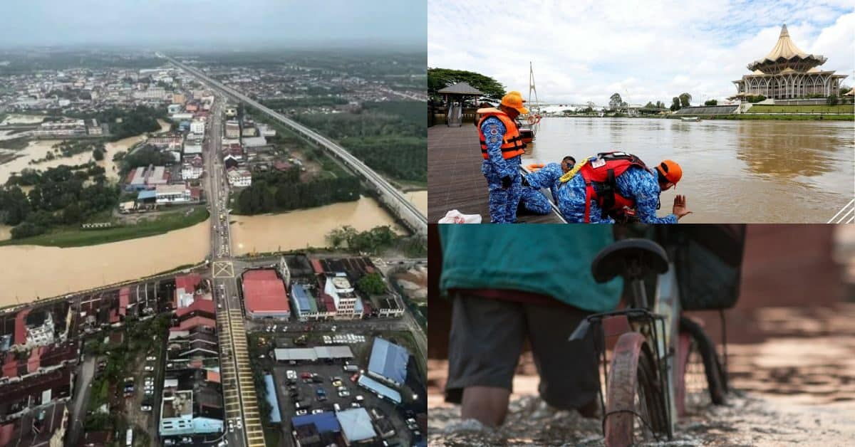 Banjir Dan Hujan Lebat Di Sarawak, Bomba Minta Orang Ramai Tangguh Dahulu Aktiviti 'Outdoor'