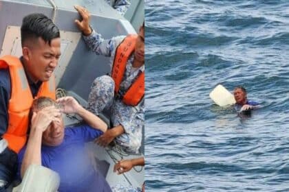 Lebih 30 Jam Berpaut Pada Tong Minyak, Nelayan Selamat Ditemui Di Sabah