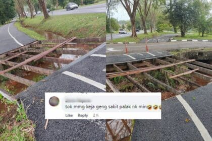 Netizen Bengang Papan Trek Jogging Di Sebuah Taman Reakreasi Kuching Jadi Modal Pencuri
