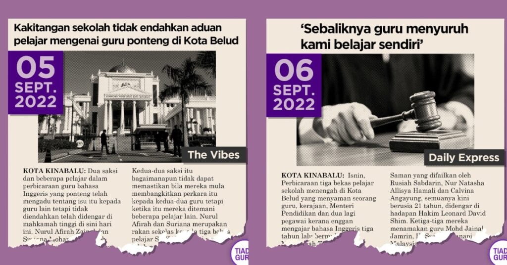 Rentetan Kes Pelajar Saman Guru Ponteng Di Sabah, Banyak ‘Bukti’ Dalaman Lain Mulai Terbongkar