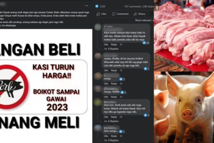 Harga Melonjak Naik, Netizen Boikot Daging Babi Sampai Gawai Minta Kerajaan Kawal Harga