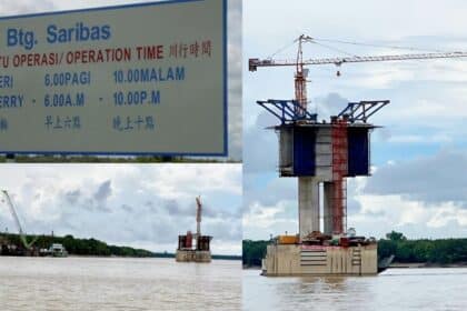 Hubung Pusa-Beladin, Jambatan Batang Saribas Bakal Siap Pada Bulan Ogos 2024