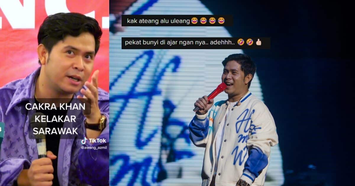 'Kak Ateng Alu Uleng', Gelagat Cakra Khan Cakap Sarawak Bikin Netizen Geli Hati