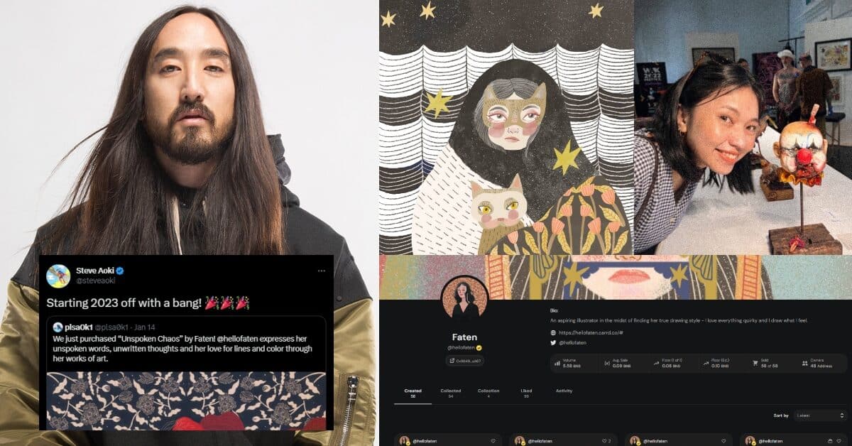Karya Dibeli Oleh DJ Popular Steve Aoki, Rupanya Artis Berbakat Ini Kelahiran Anak Sarawak