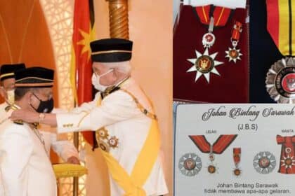 Ketahui Jenis Kurniaan Darjah Kebesaran, Bintang Dan Pingat Negeri Di Sarawak