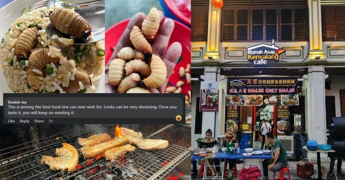 Keunikan Hidangan Sarawak Di Penang, Nasi Goreng Ulat Mulong Menjadi Bualan Ramai