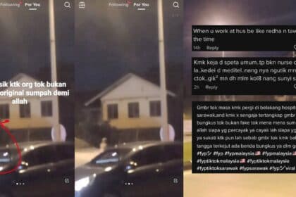 Kongsi Gambar Menakutkan, Lelaki Tak Sangka Terserempak Kelibat Pocong Di Belakang HUS