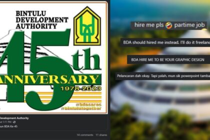 Lagi Sekali Jadi Bahan Jenaka Netizen, Poster Lembaga Kemajuan Bintulu Undang Reaksi Ramai