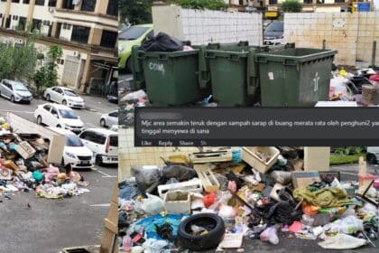 Sampah Bertaburan Makin Parah Di MJC, Netizen Bengang Sikap Penduduk Tidak Bertanggungjawab