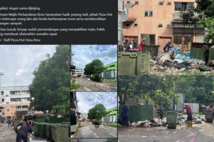 MPKS Turun Padang Bersihkan Tapak Pembuangan Sampah Di Samarahan Raih Pujian Netizen