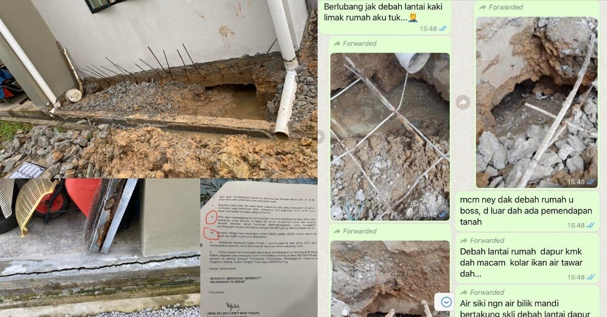 Pihak HDC Bagai Lepas Tangan, Penduduk Tuntut Keadilan Kualiti Rumah Di Darul Hana Sangat Parah